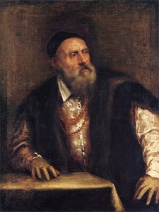 Titian - Self Portrait painted abt 1550 - 1562