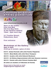 Folkestone Exhibition Poster Spring 2015