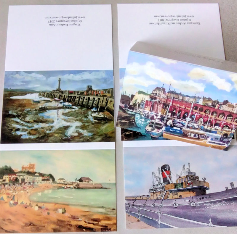 Set of 4 Greetings Cards of Thanet