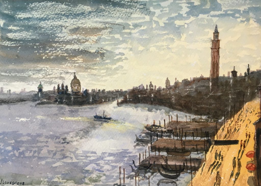 Afternoon Venice original painting