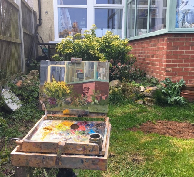 My garden painting studio
