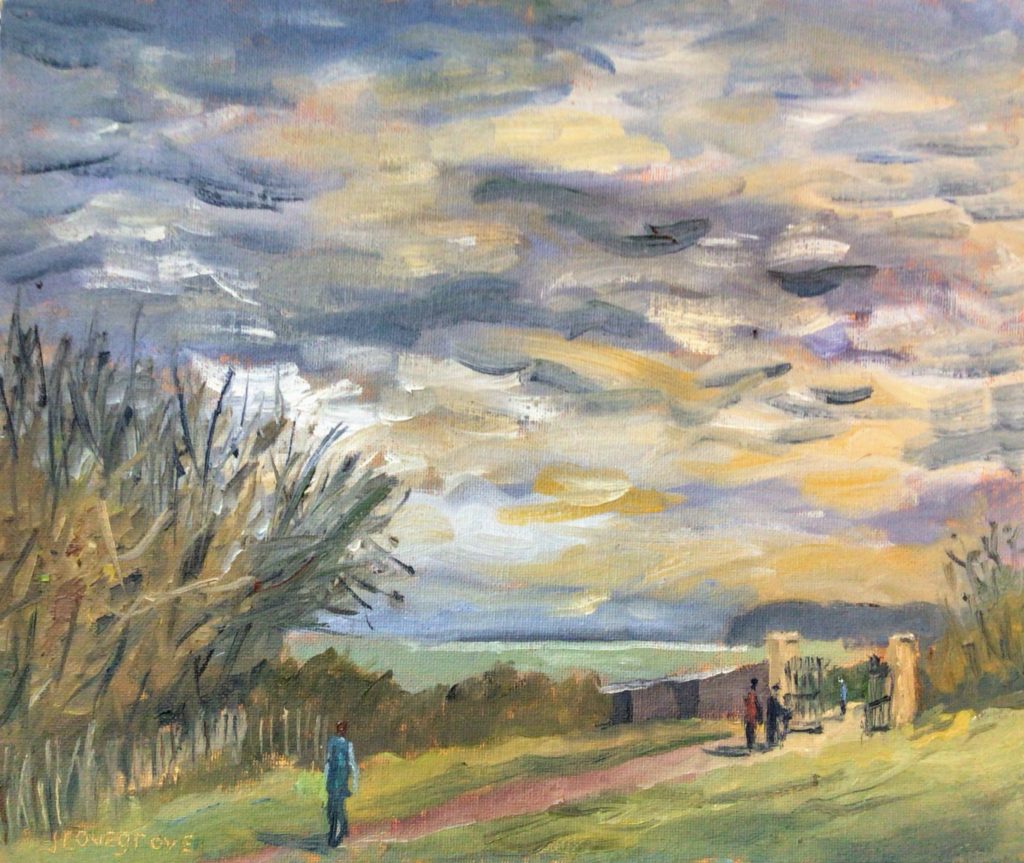 A walk in the park - painting