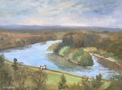 View from Richmond Hill, painting