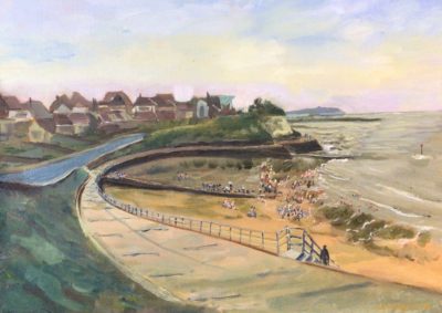 Westgate Bay, Kent oil painting