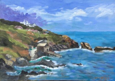 The Lizard, Cornwall, oil painting