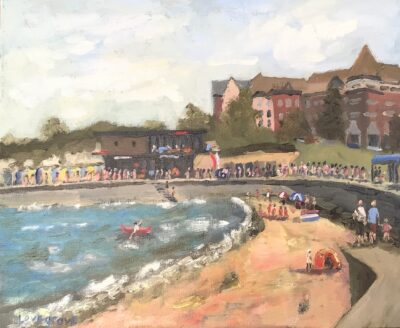 Westgate Bay, oil painting