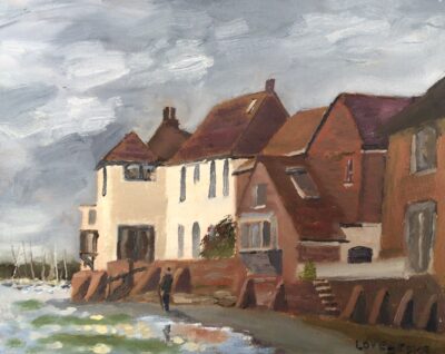 Bosham Quay, oil painting