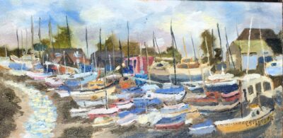 Rock channel, Rye painting
