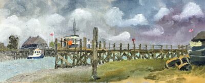 Rye Harbour, painting