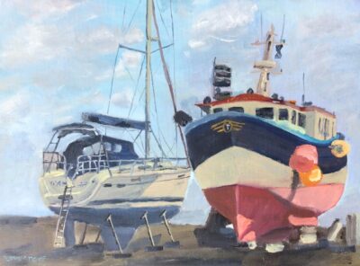 Boat park, Ramsgate painting