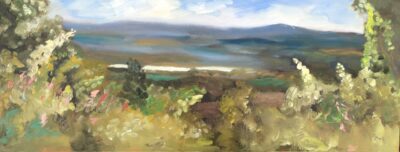 View from Trottiscliffe hill, painting