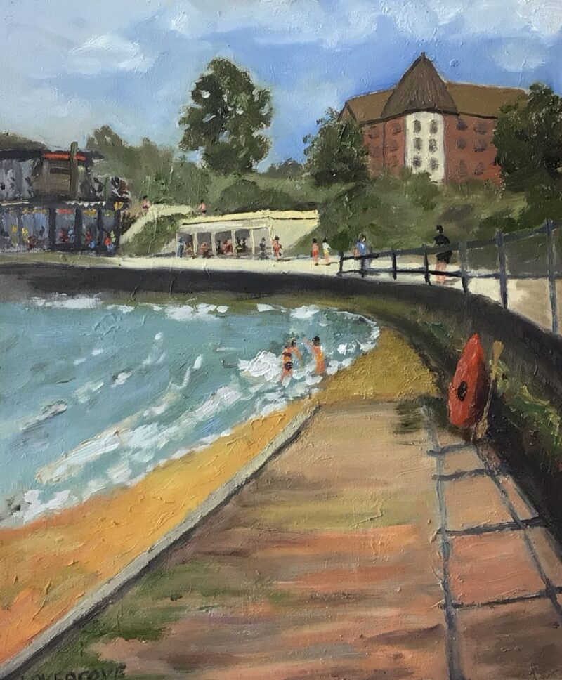 West Bay, Westgate on Sea, oil painting