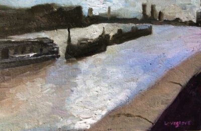 Chelsea reach oil painting